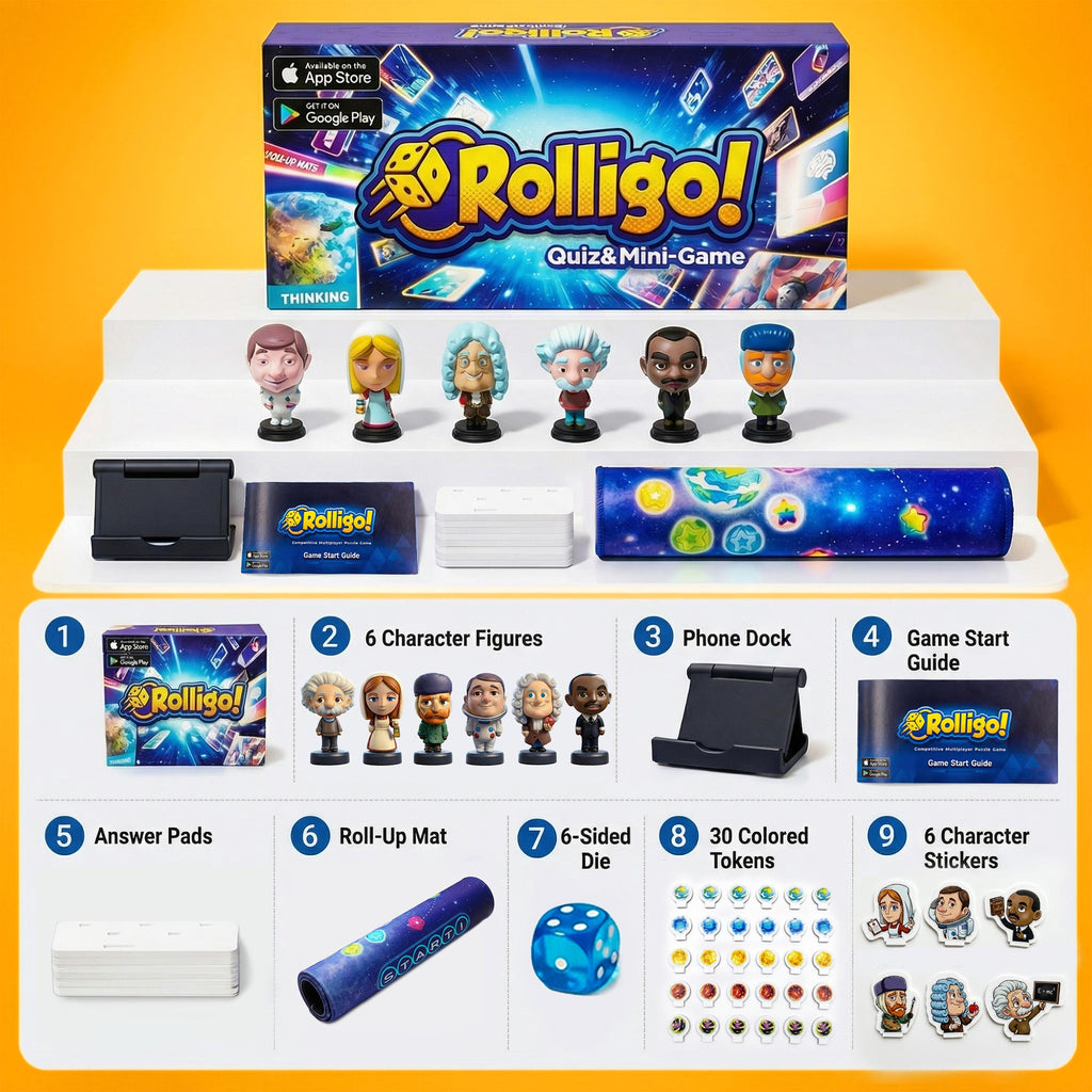 Rolligo Quiz Show Board Game